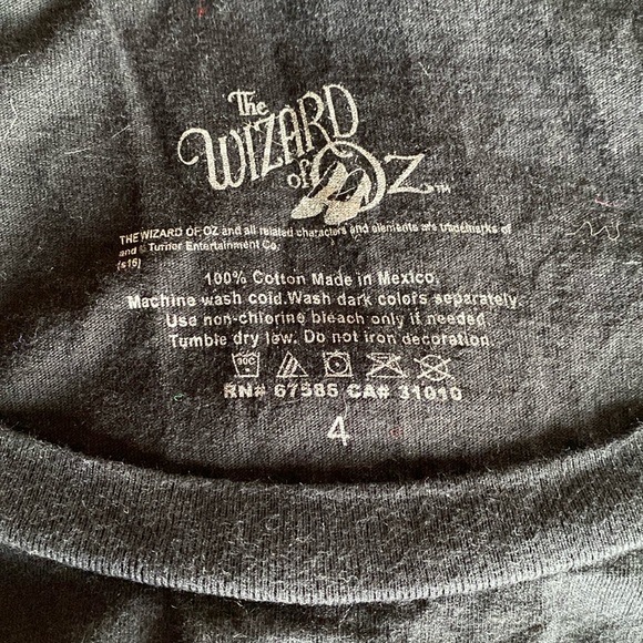 The Wizard of Oz, size 4, wicked witch shirt - Picture 2 of 4